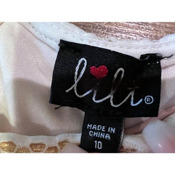 Lili Gaufrette Size 10 Girls Dress New With Tags - Picture 3 of 4